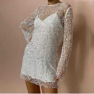 Women’s Sequin Mesh Dress